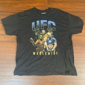 UFC Black Graphic T-Shirt XXL